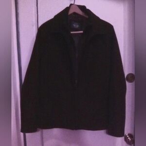 "DOCKERS" PEA COAT, WOOL, NEW